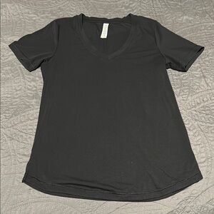 Athleta Classic Black V-Neck Women's Top